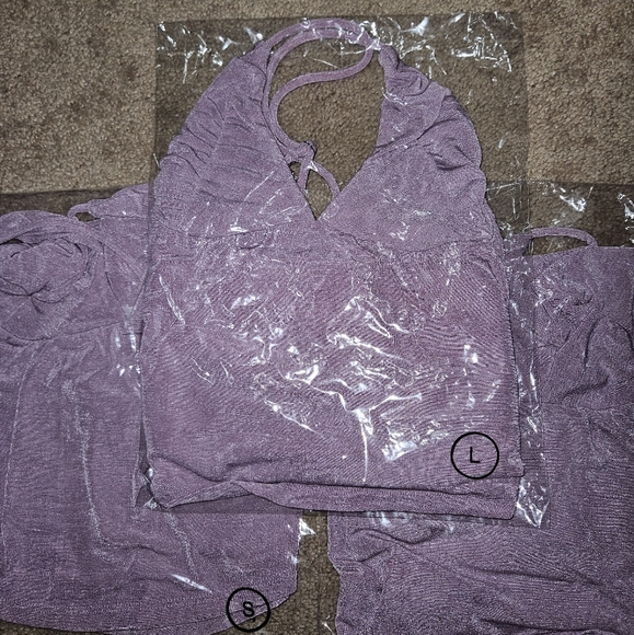 NWT Peplum Camisole Top in Lilac - Picture 6 of 7
